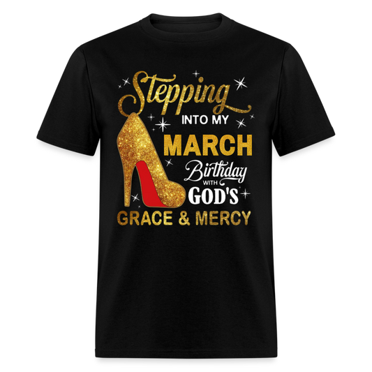 STEPPING INTO MARCH WITH GRACE MERCY - black