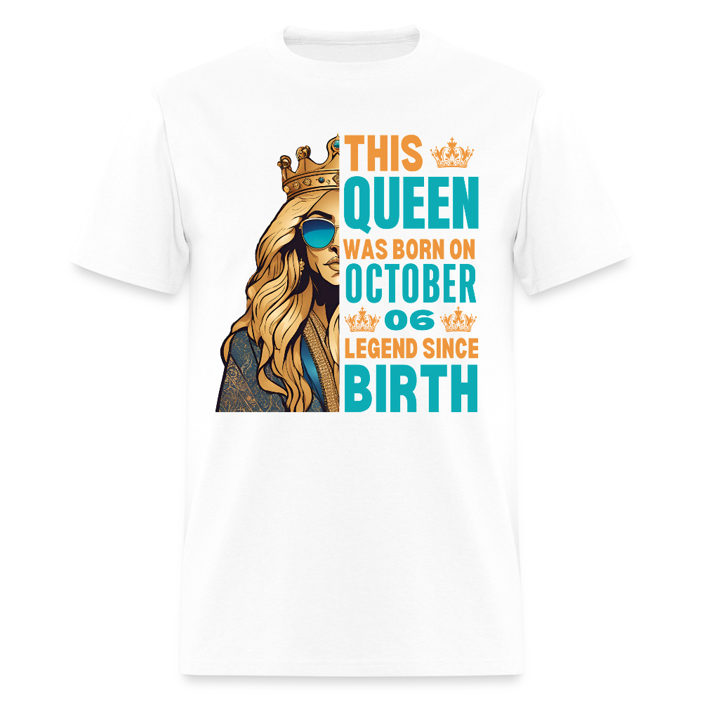QUEEN 6TH OCTOBER LEGEND - white