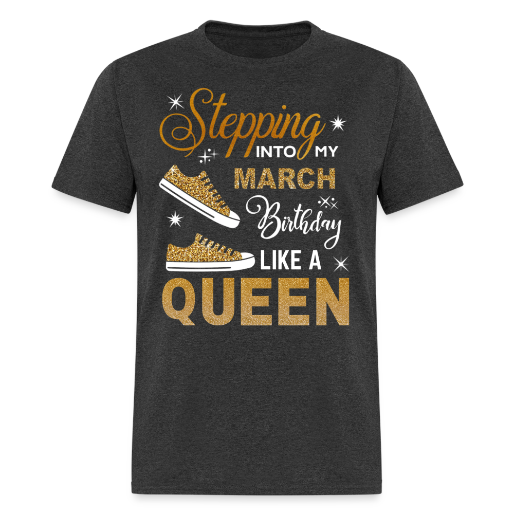 MARCH BIRTHDAY QUEEN - heather black