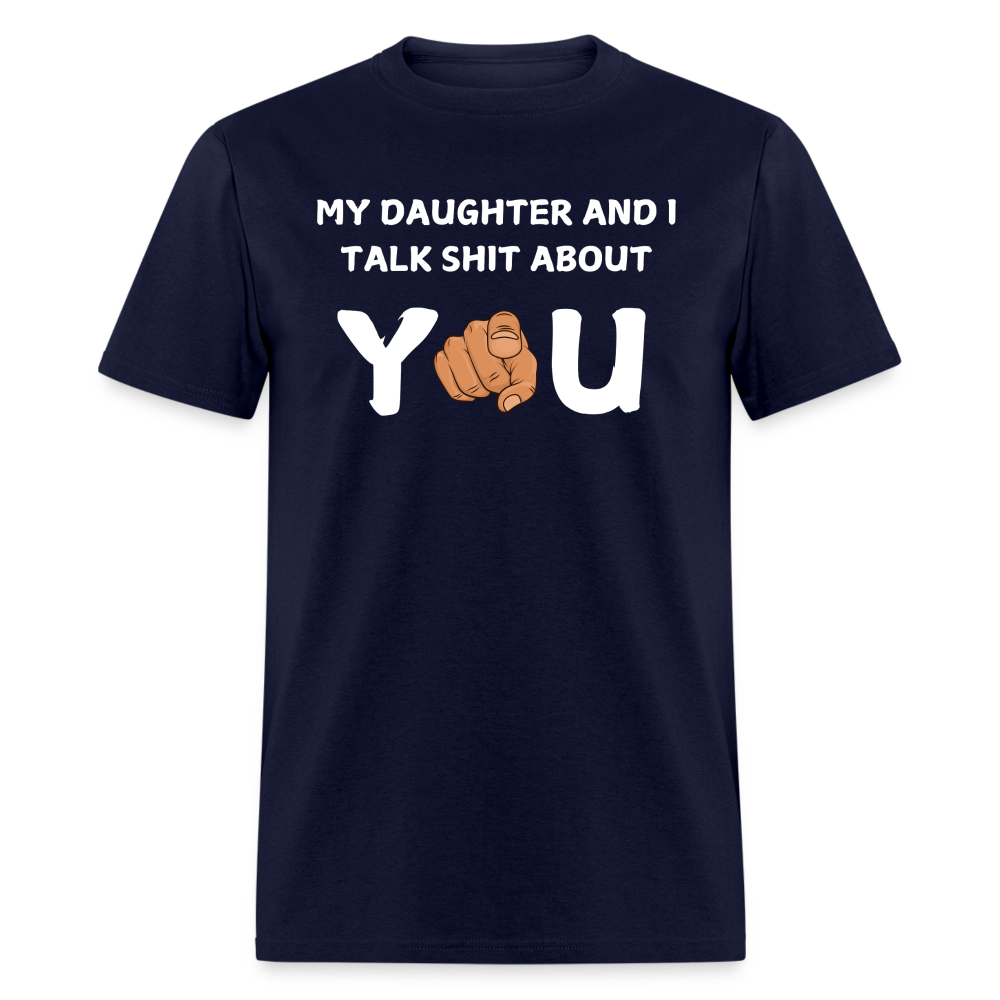 MY DAUGHTER AND I TALK - navy