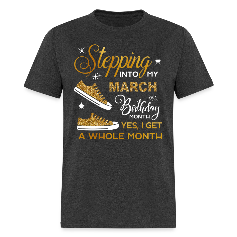 MARCH BIRTHDAY WHOLE MONTH - heather black