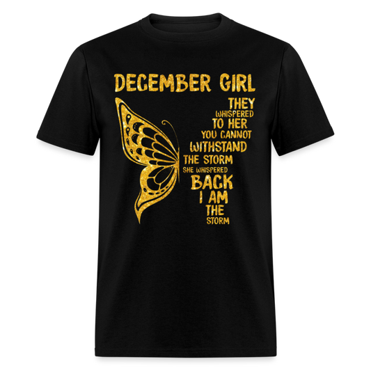 DECEMBER GIRL I AM THE STORM - black
