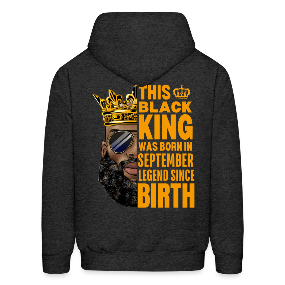 SEPTEMBER KING LEGEND HOODIE - charcoal grey