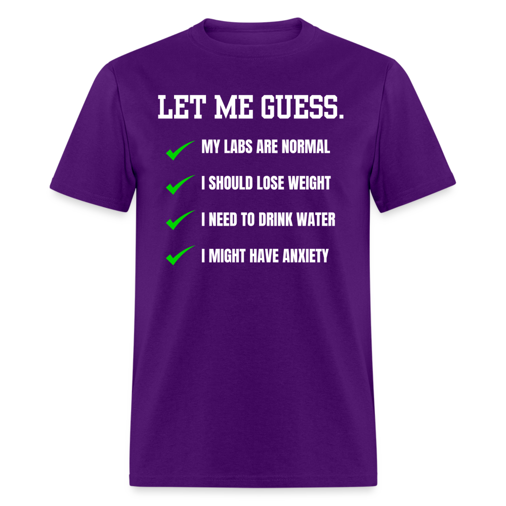 LET ME GUESS - purple