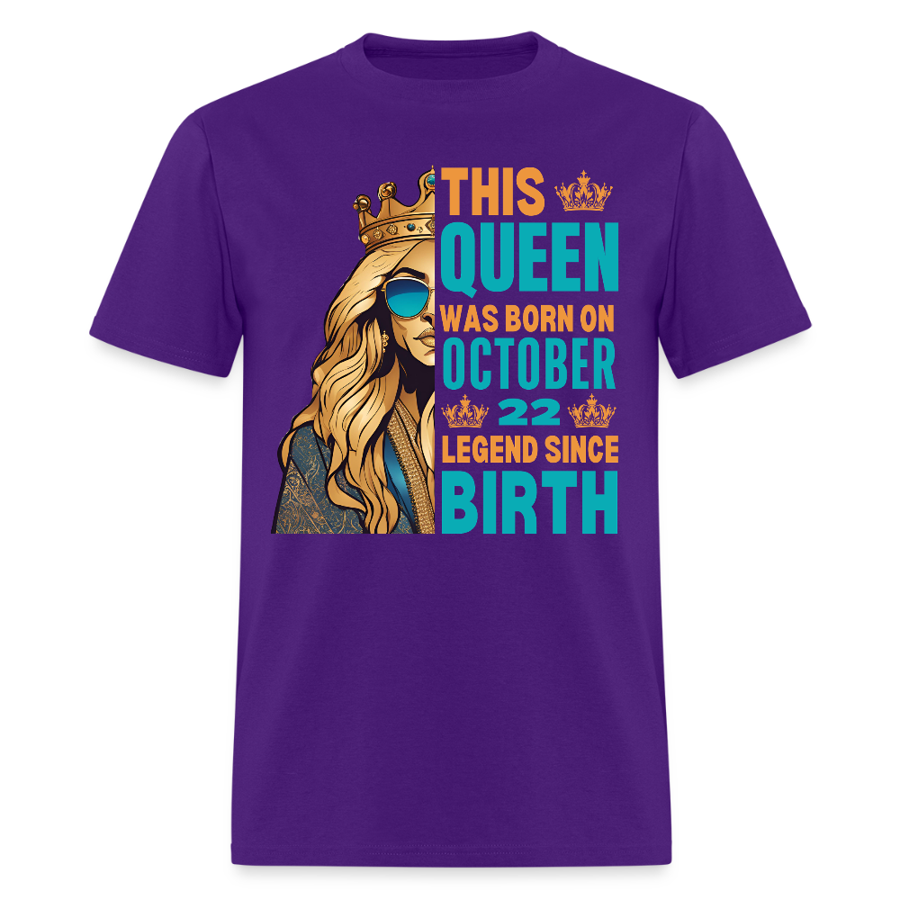 QUEEN 22ND OCTOBER LEGEND - purple