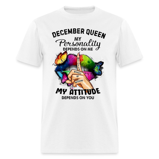 DECEMBER QUEEN MY ATTITUDE - white