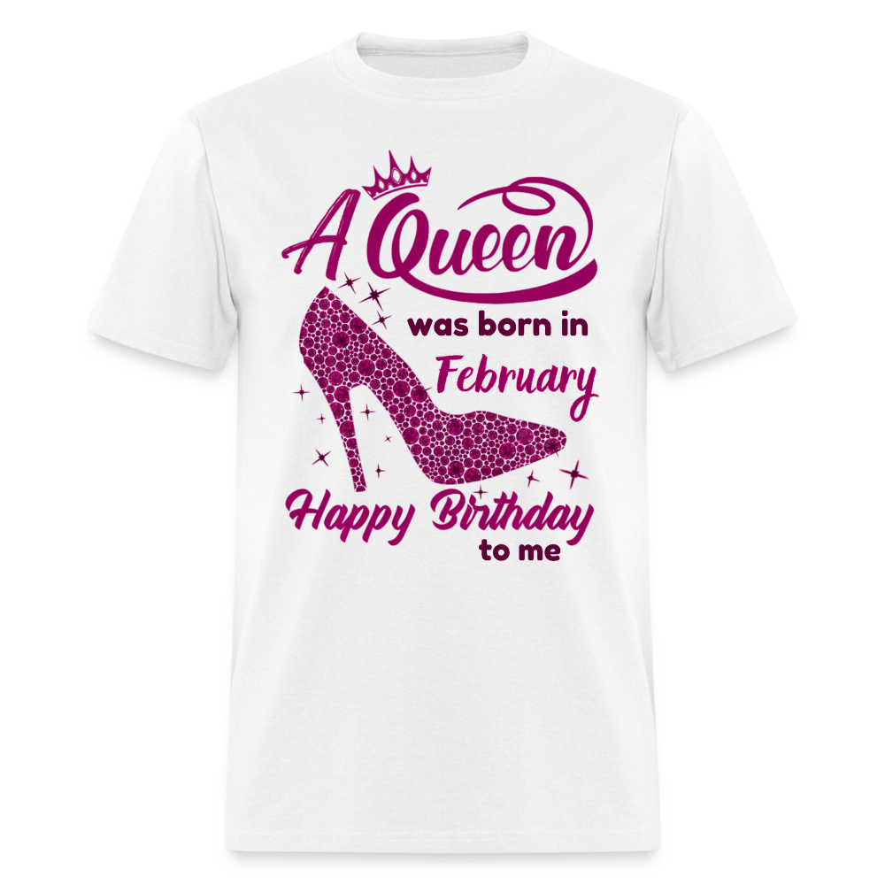 QUEEN WAS BORN IN FEBRUARY - white