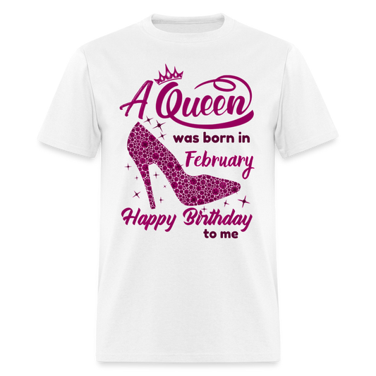 QUEEN WAS BORN IN FEBRUARY - white