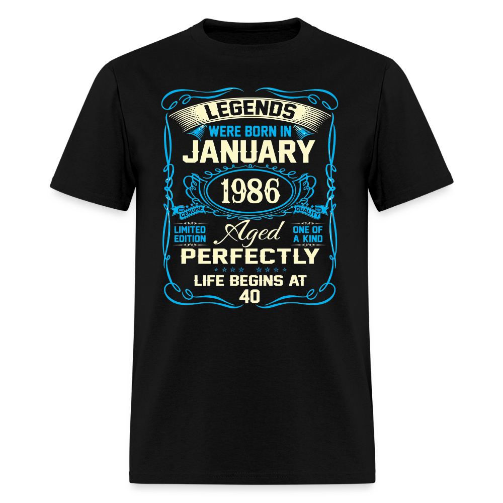 LEGENDS JANUARY 1986 - black