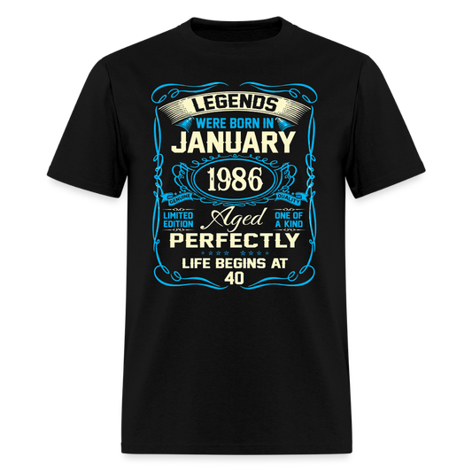 LEGENDS JANUARY 1986 - black
