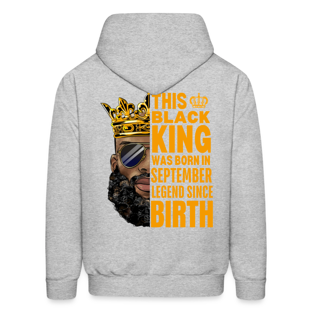 SEPTEMBER KING LEGEND HOODIE - heather gray
