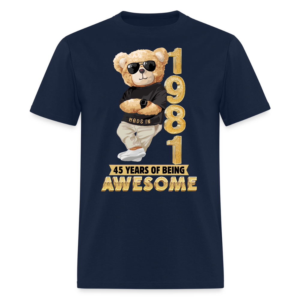 1981-45 YEARS OF BEING AWESOME - navy