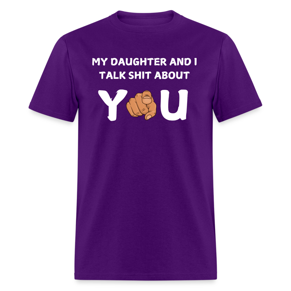 MY DAUGHTER AND I TALK - purple