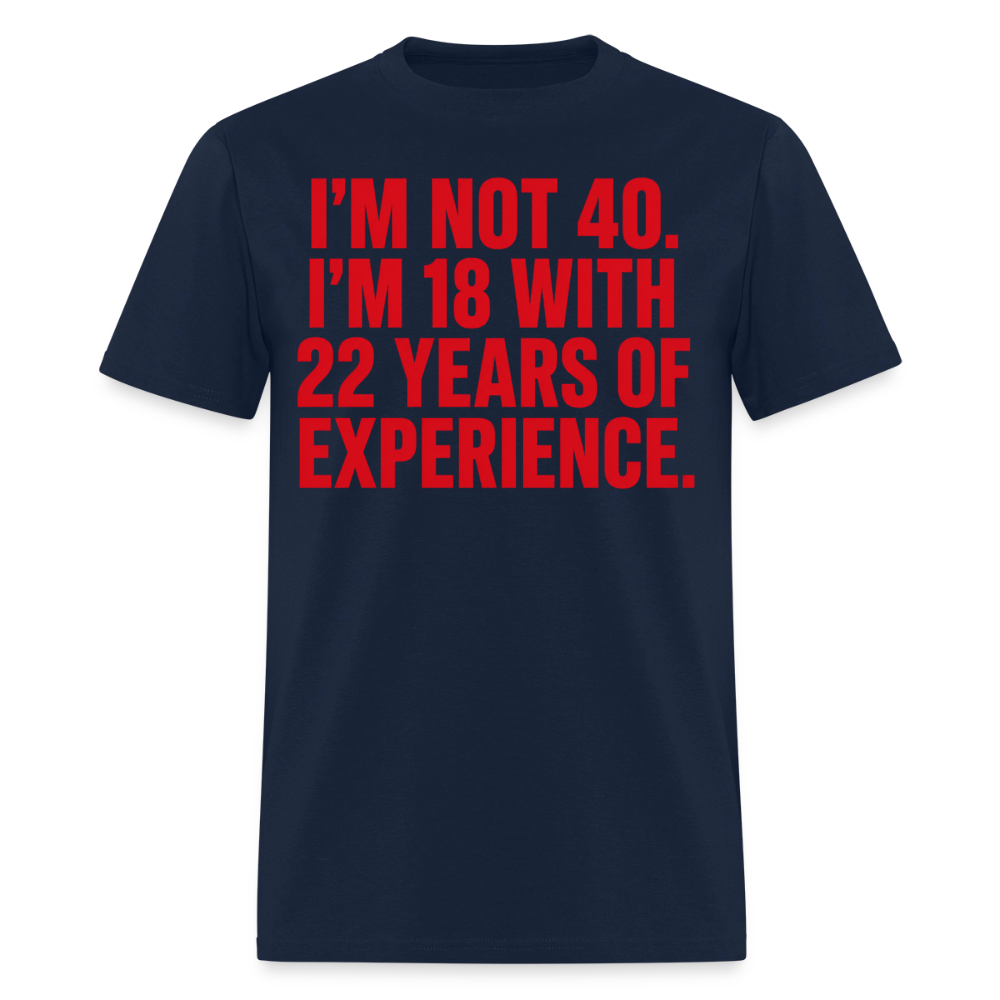 NOT 40 BUT 18 WITH EXPERIENCE - navy
