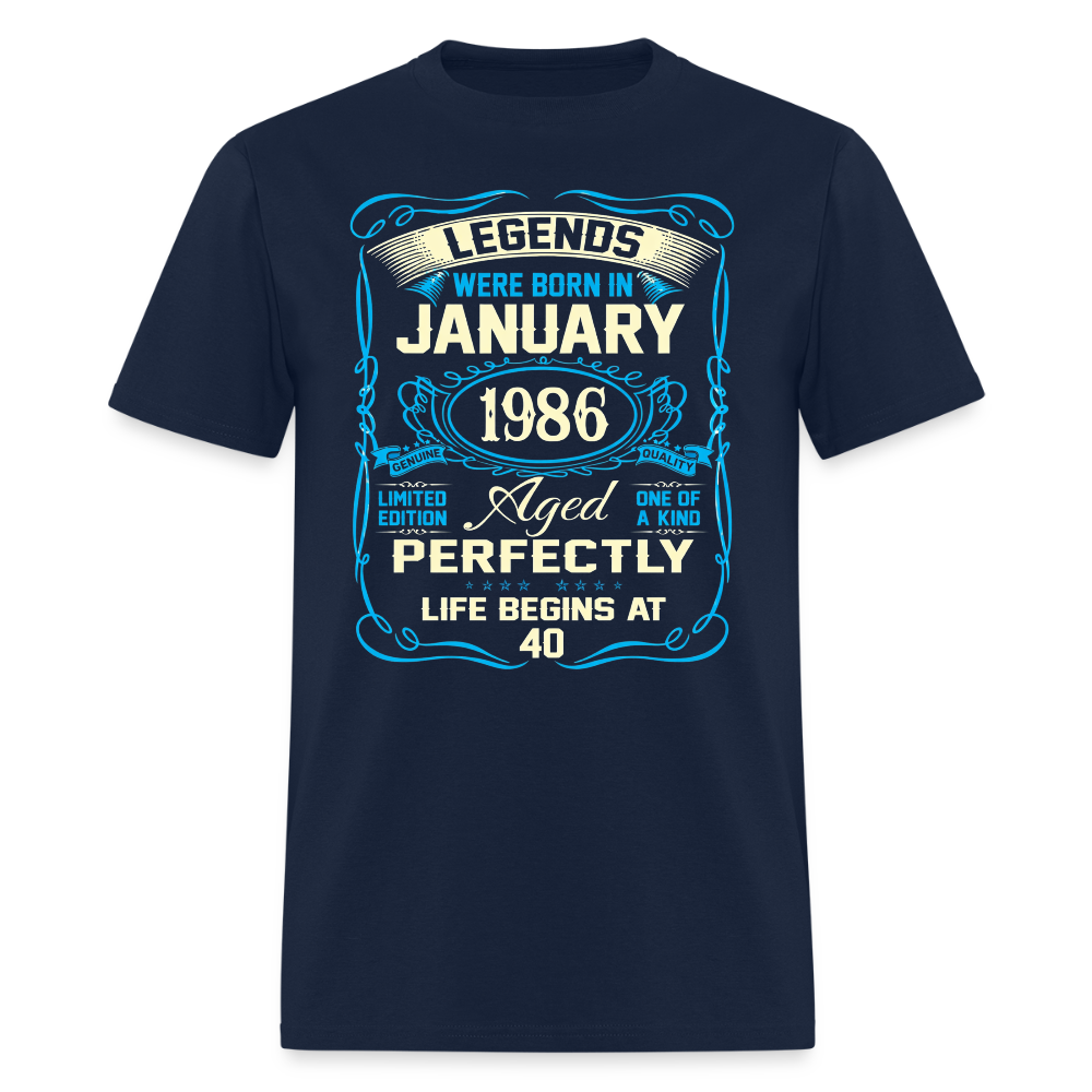 LEGENDS JANUARY 1986 - navy
