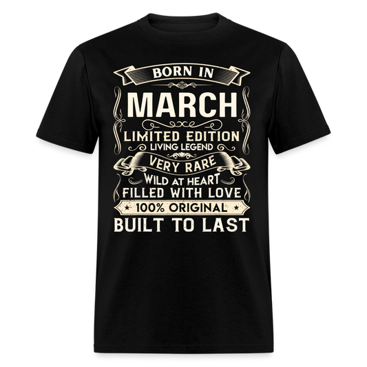 LIVING LEGEND BORN IN MARCH - black