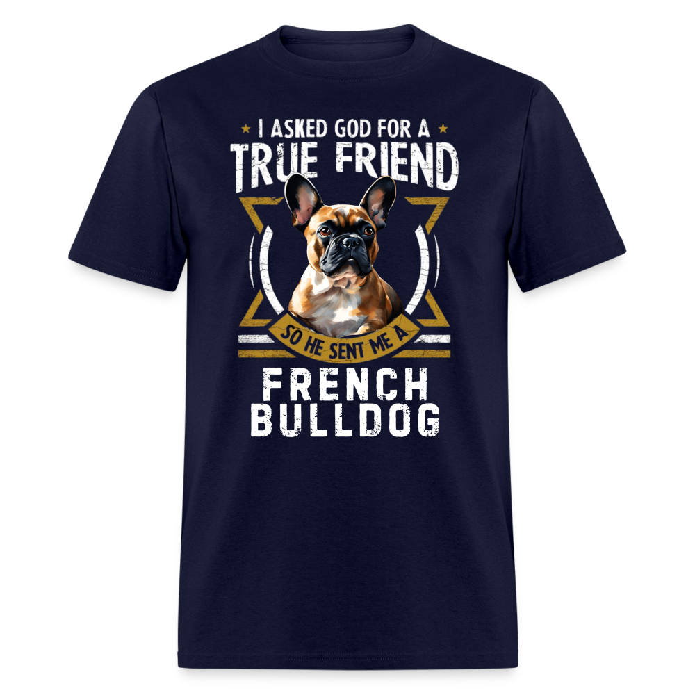TRUE FRIEND FRENCH BULLDOG - navy
