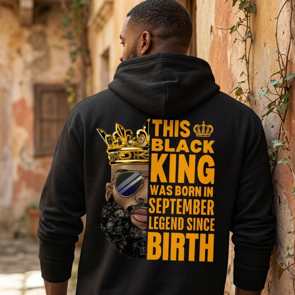 SEPTEMBER KING LEGEND BACK PRINT HOODIE