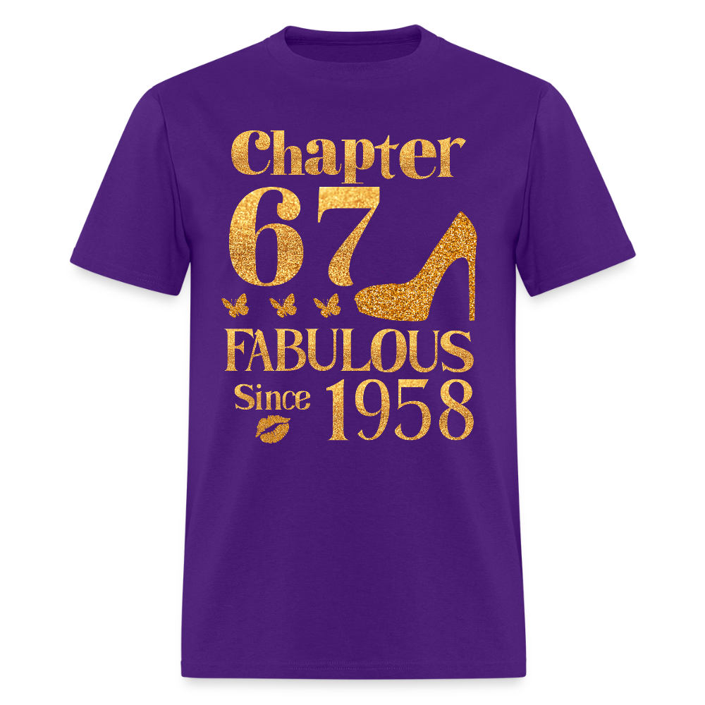 GOLD 67 FAB SINCE 1958 - purple