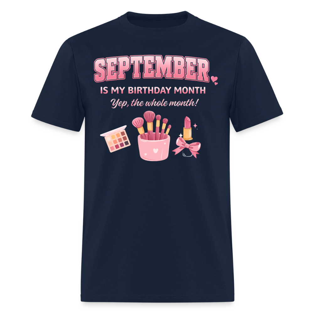 SEPTEMBER MY BIRTHDAY MONTH - navy