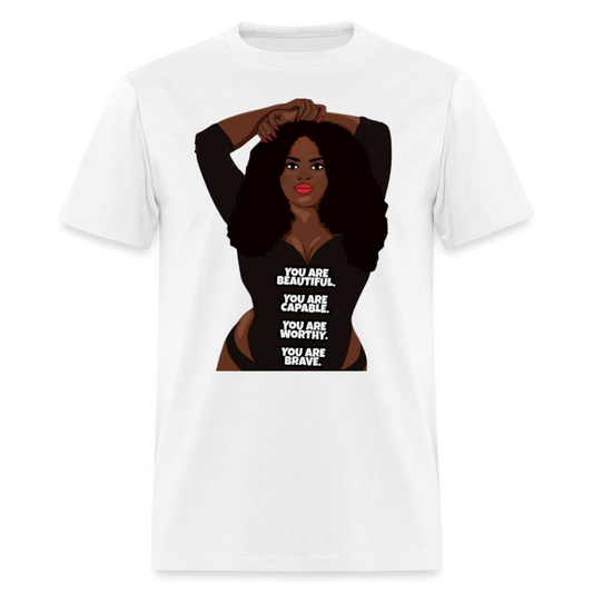 YOU ARE BEAUTIFUL CAPABLE - white