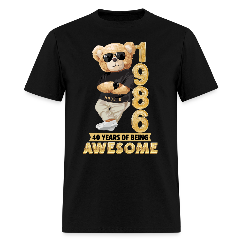1986-40 YEARS OF BEING AWESOME - black