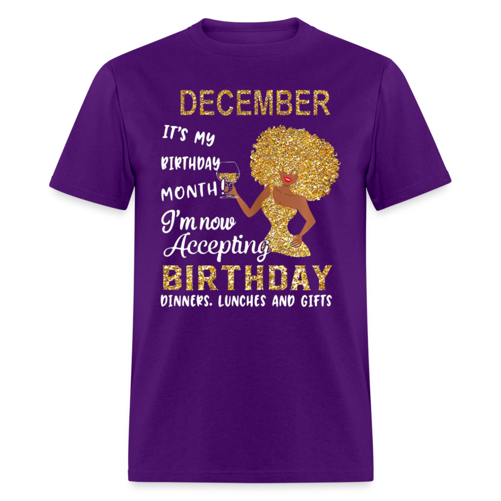 DECEMBER MY BIRTHDAY MONTH - purple