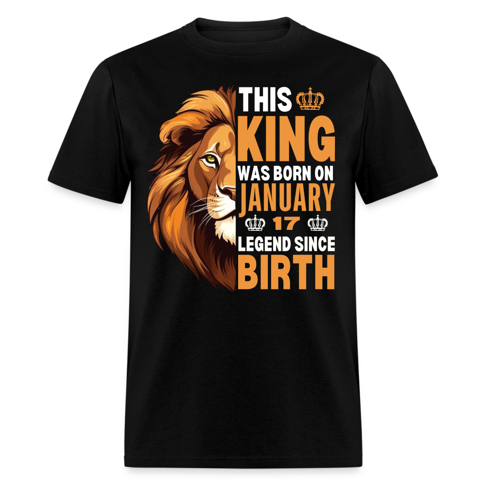 17TH JANUARY KING LEGEND - black