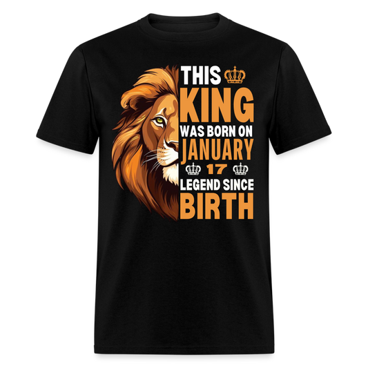 17TH JANUARY KING LEGEND - black