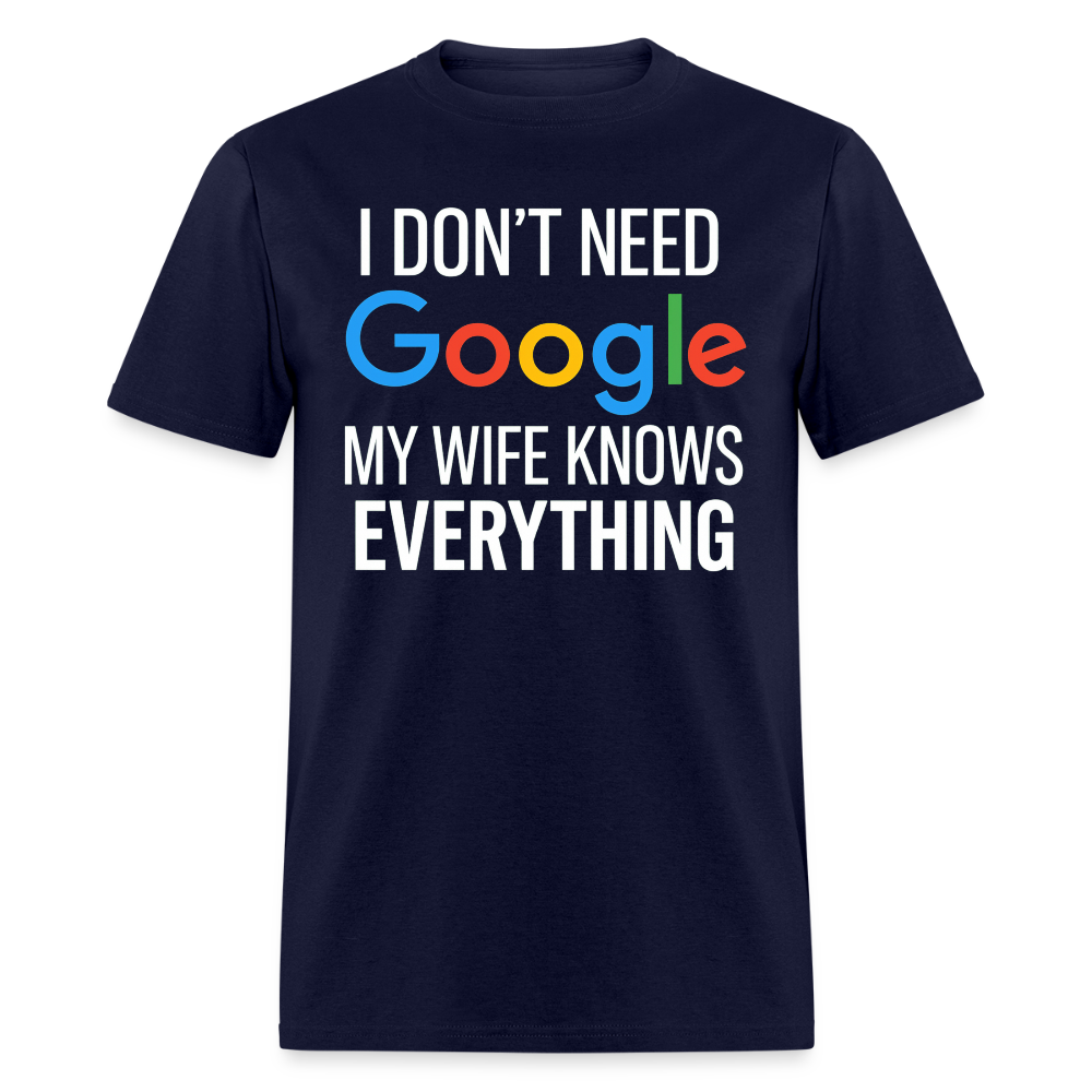 MY WIFE KNOWS EVERYTHING - navy