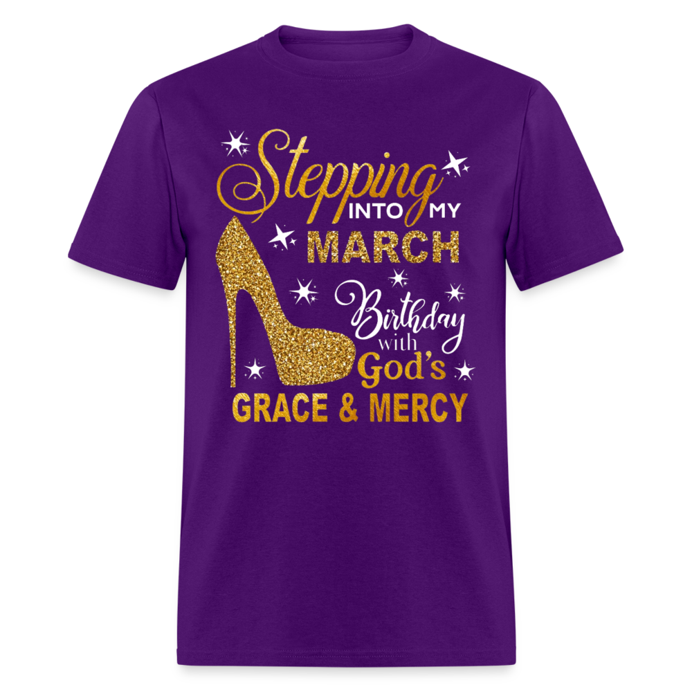 MARCH BIRTHDAY GODS GRACE - purple