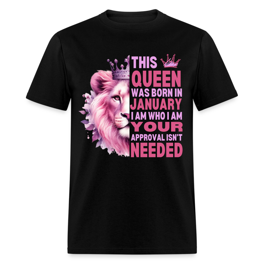 JANUARY QUEEN I AM WHO I AM - black