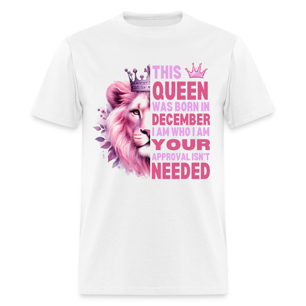 DECEMBER QUEEN I AM WHO I AM - white