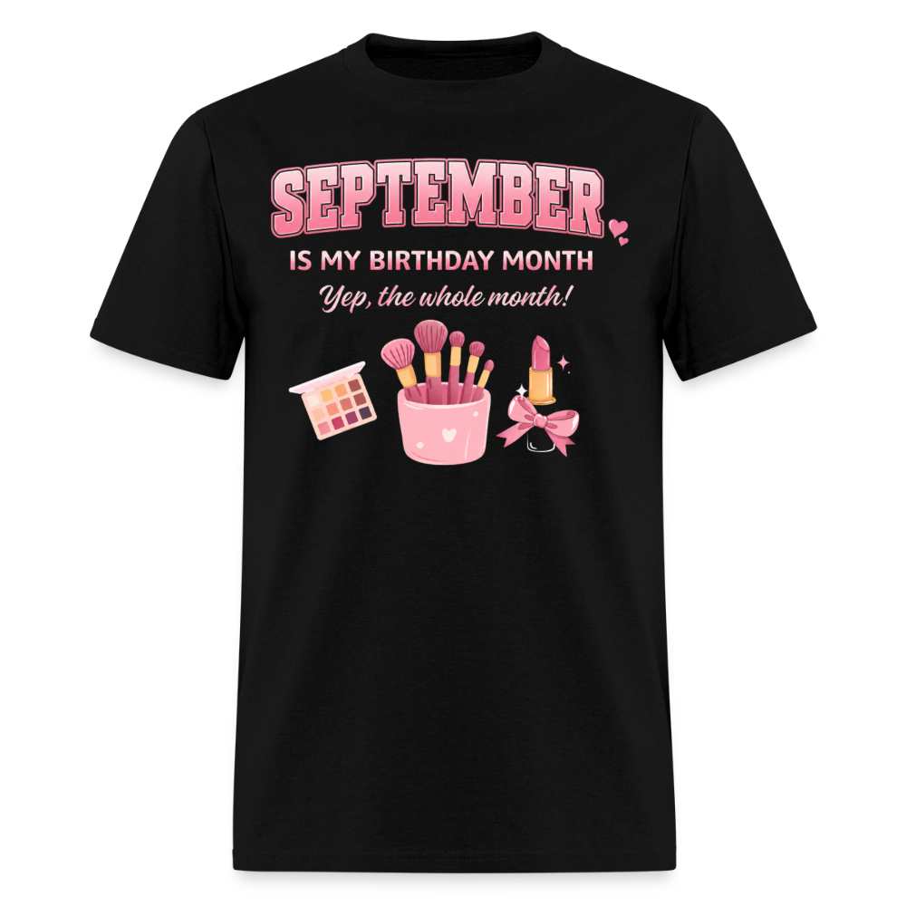 SEPTEMBER MY BIRTHDAY MONTH - black