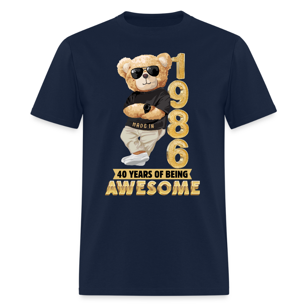 1986-40 YEARS OF BEING AWESOME - navy