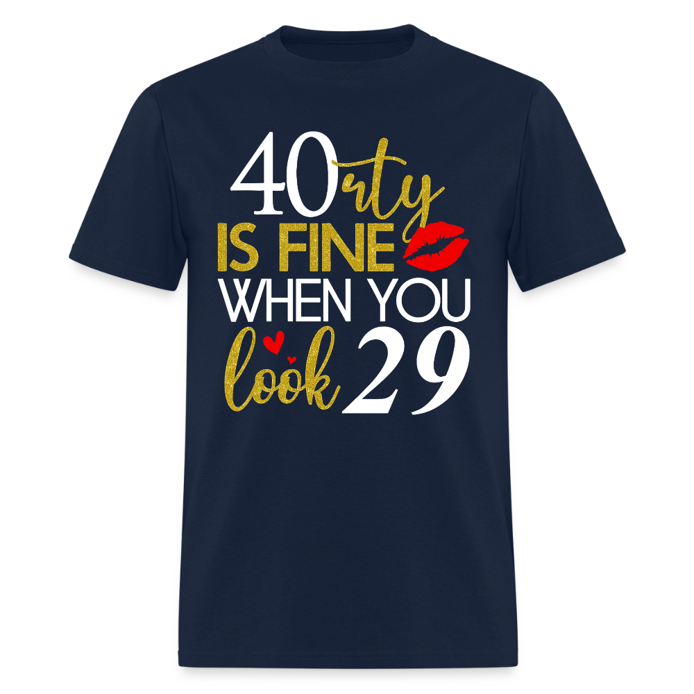 40 IS FINE 29 - navy