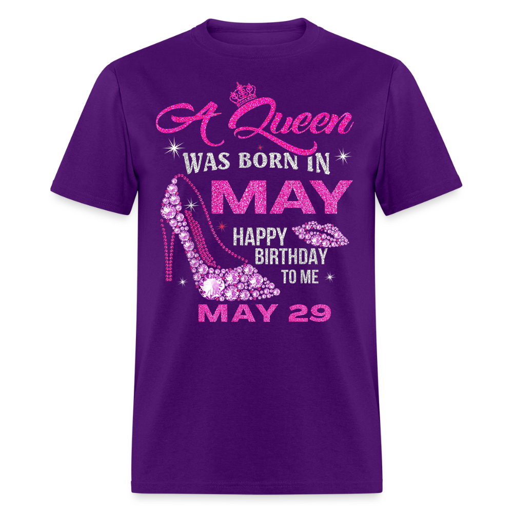 29TH MAY QUEEN - purple