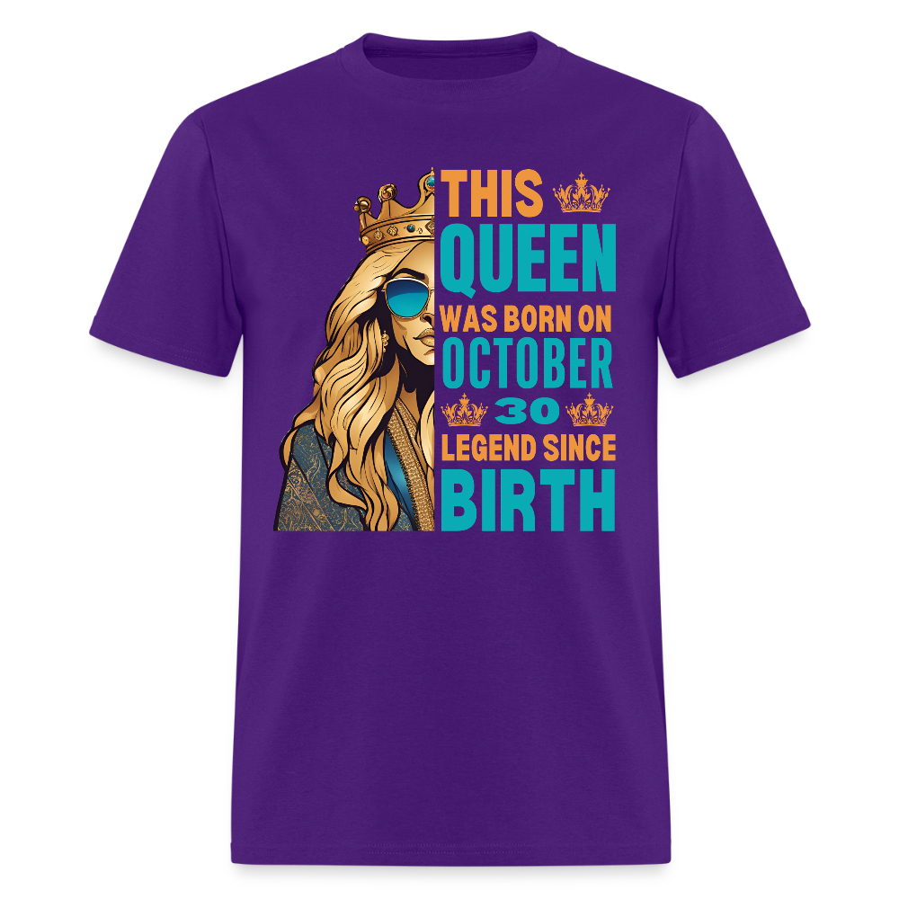 QUEEN 30TH OCTOBER LEGEND - purple