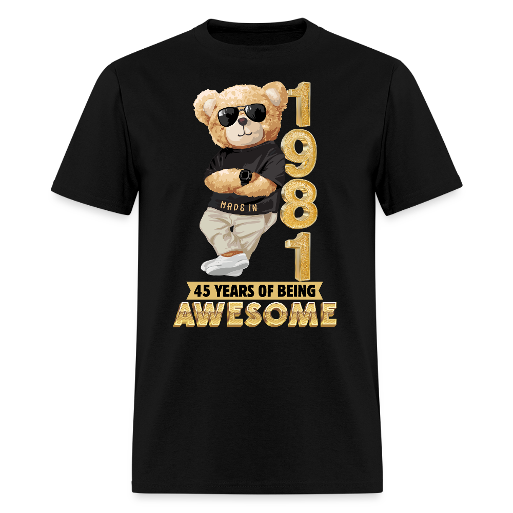 1981-45 YEARS OF BEING AWESOME - black