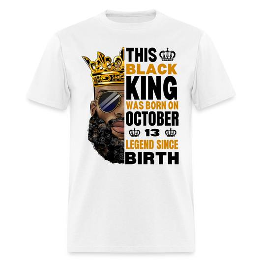 13TH OCTOBER KING LEGEND - white