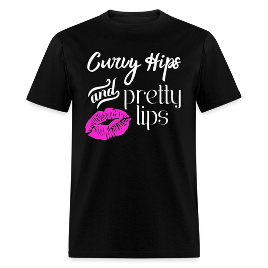CURVY HIPS PRETTY LIPS - black