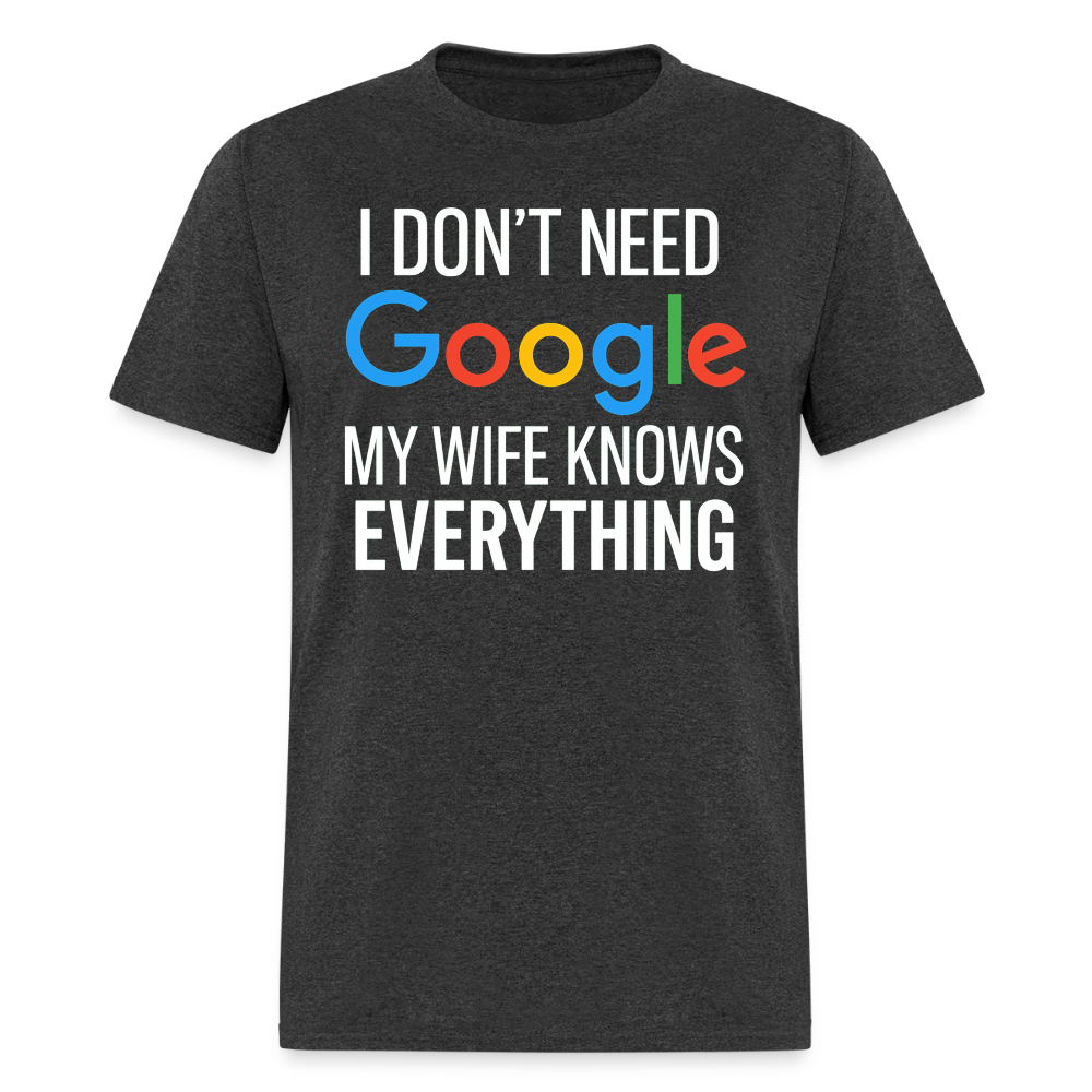 MY WIFE KNOWS EVERYTHING - heather black