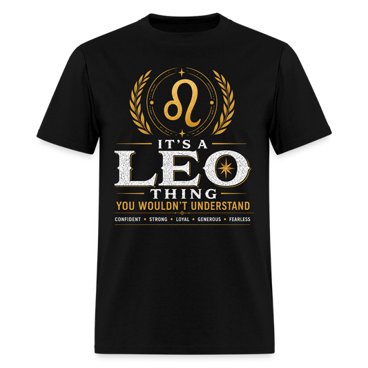 IT'S A LEO THING - black