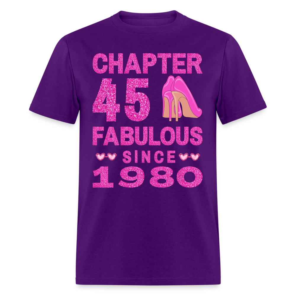 CHAPTER 45 FABULOUS SINCE 1980 - purple