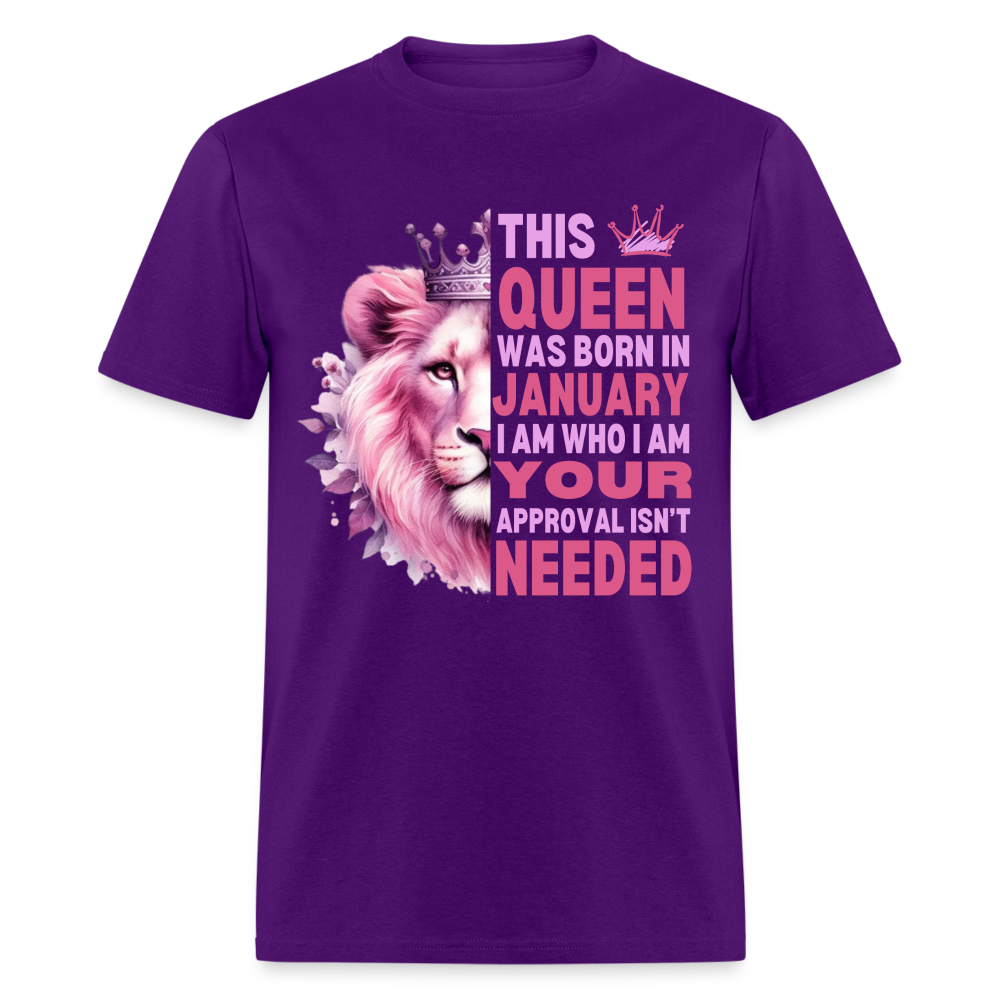 JANUARY QUEEN I AM WHO I AM - purple
