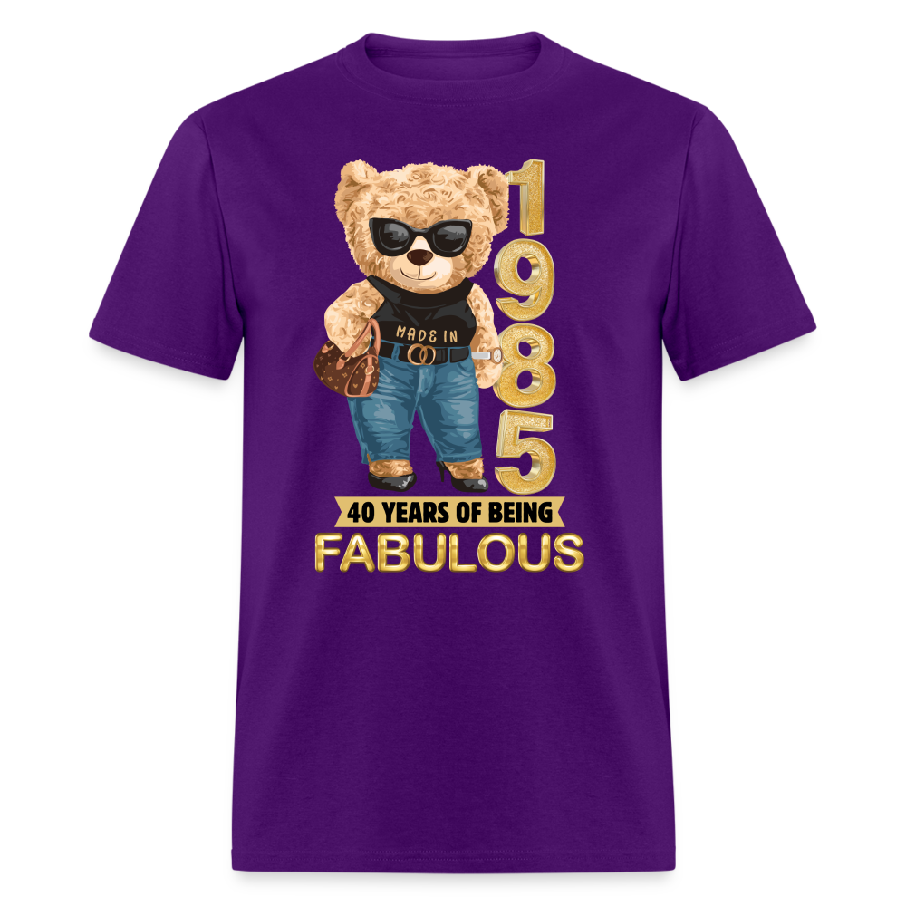 40-1985 YEARS OF BEING FABULOUS - purple