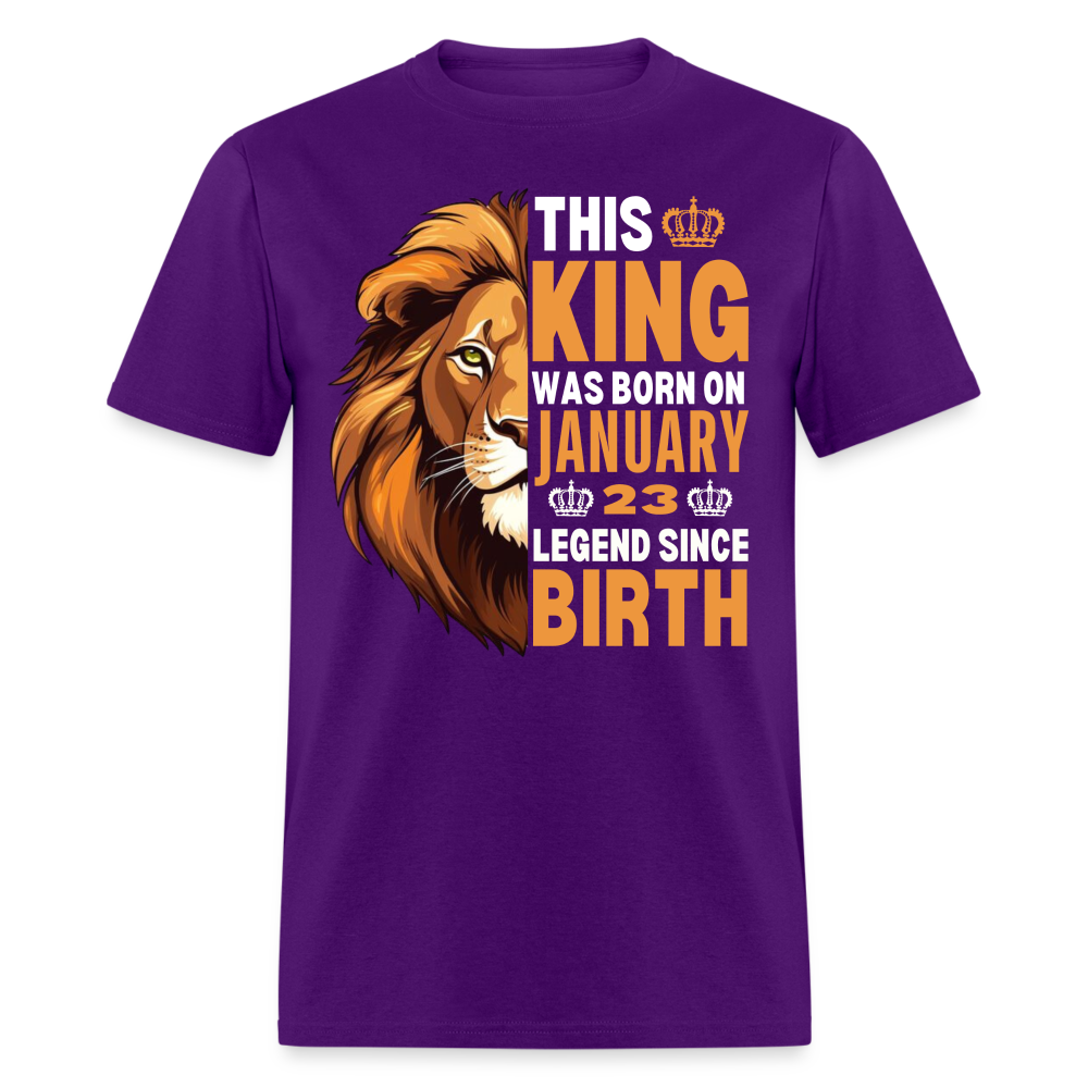 23RD JANUARY KING LEGEND - purple