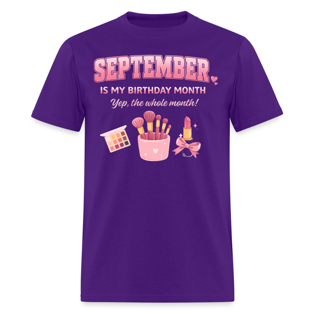 SEPTEMBER MY BIRTHDAY MONTH - purple