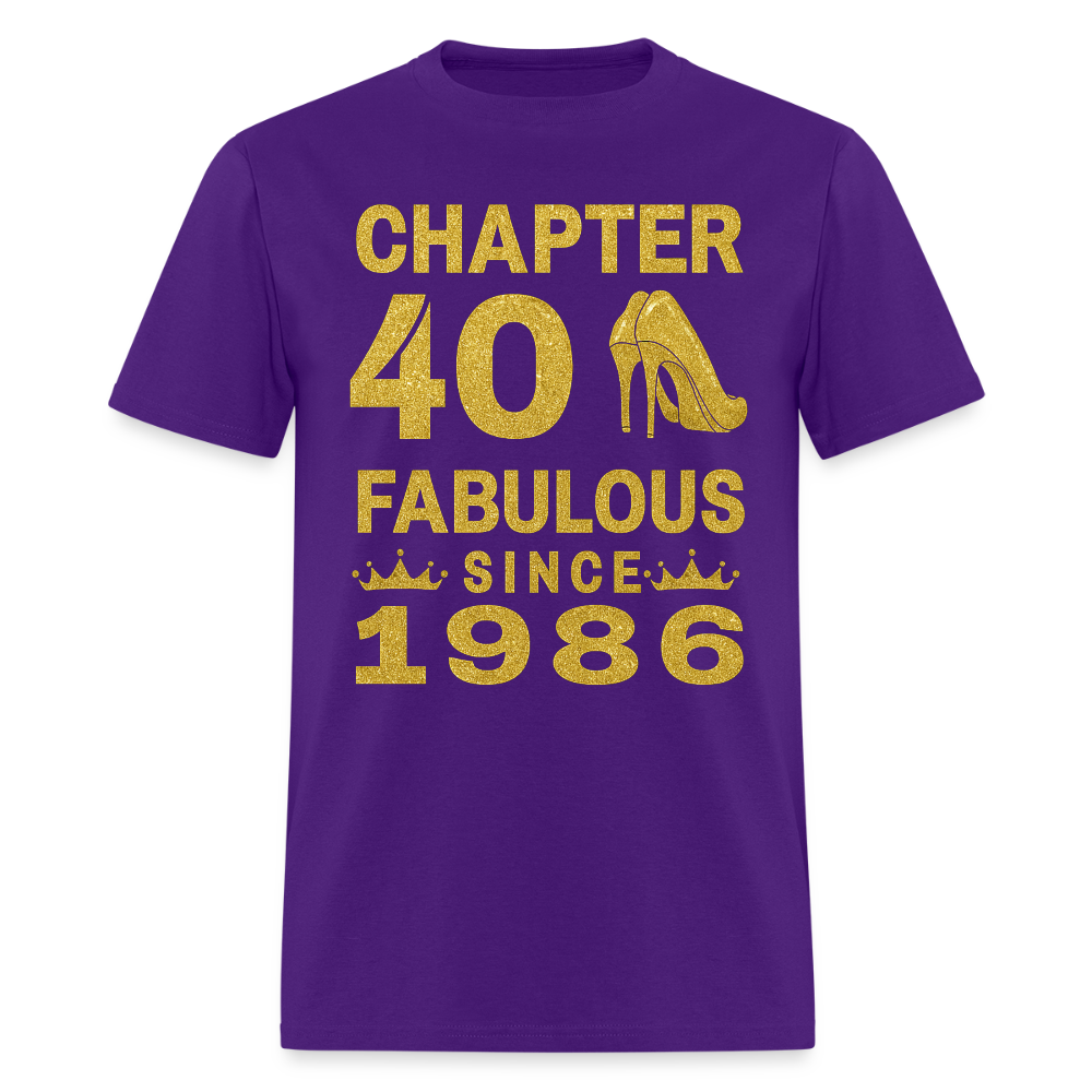 CHAPTER 40 FAB SINCE 1986 QI - purple