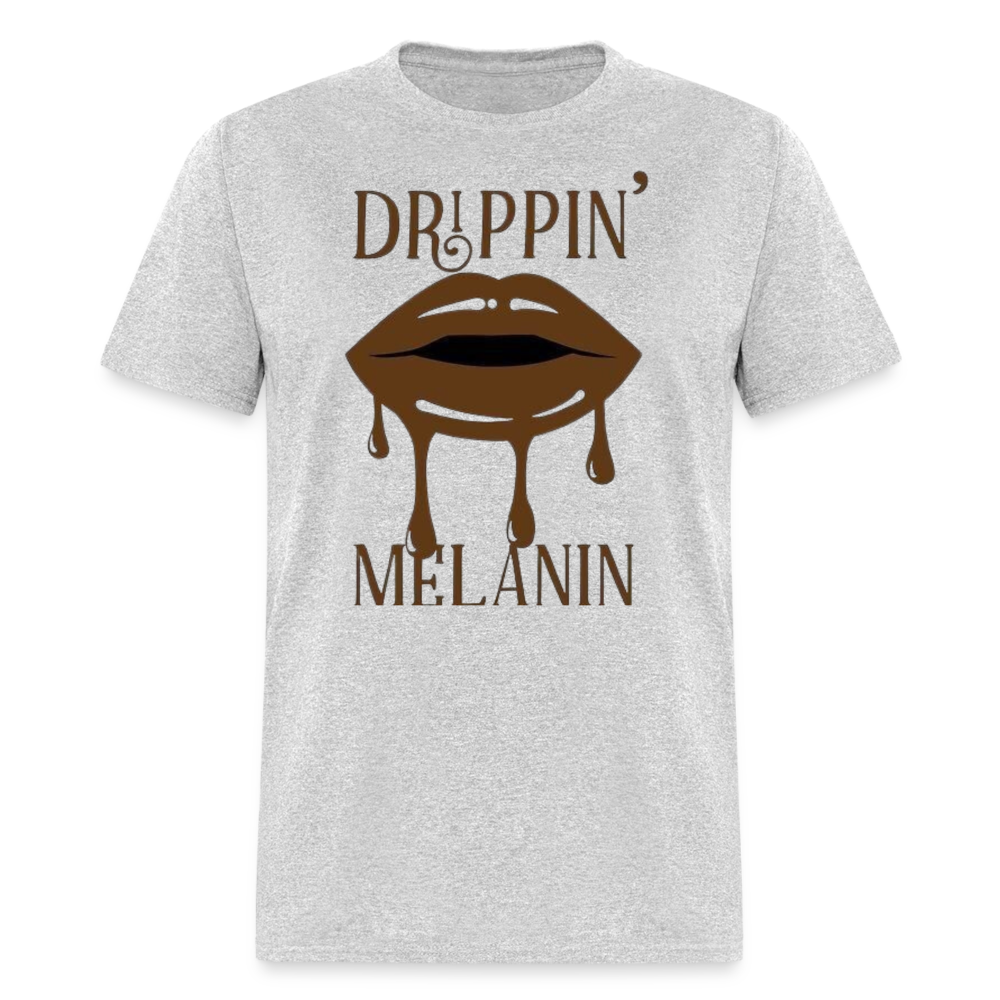 DRIPPIN MELANIN - heather gray